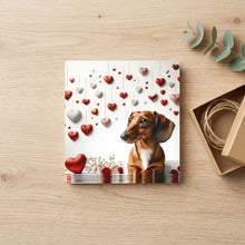 Dachshund ceramic coasters set of 4, gift set