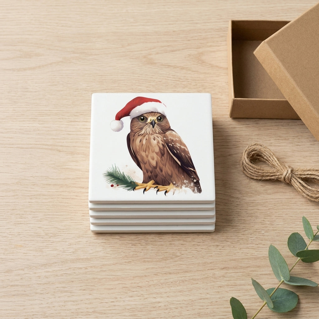 Harrier ceramic coasters set of 4, gift set