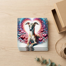 Italian Greyhound ceramic coasters set of 4, gift set