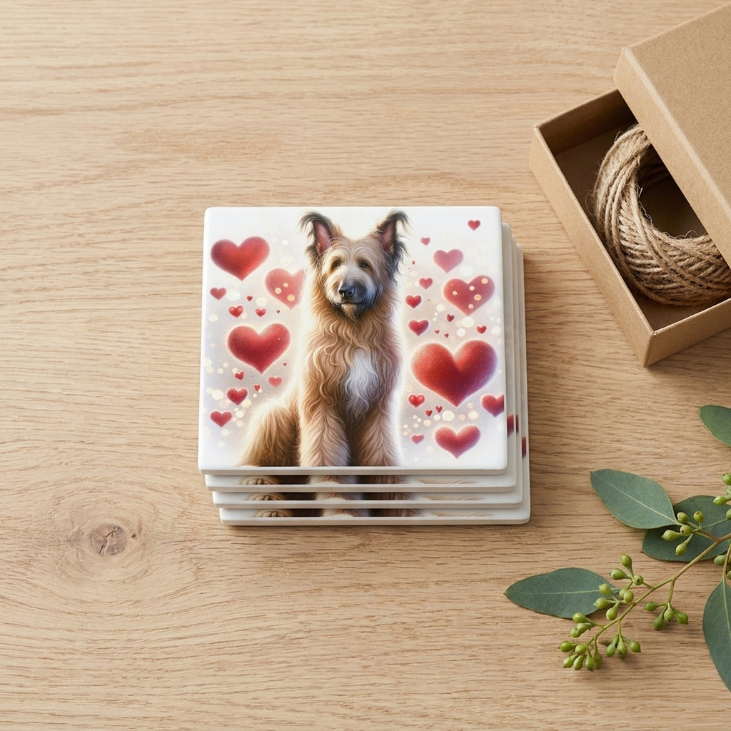 Berger Picard ceramic coasters set of 4, gift set