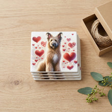 Berger Picard ceramic coasters set of 4, gift set