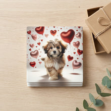 Havanese ceramic coasters set of 4, gift set