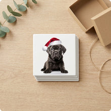 Cane Corso Puppy ceramic coasters set of 4, gift set