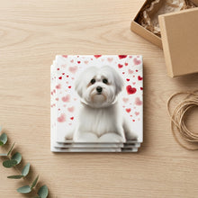 Maltese ceramic coasters set of 4, gift set