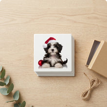 Havanese Puppy ceramic coasters set of 4, gift set