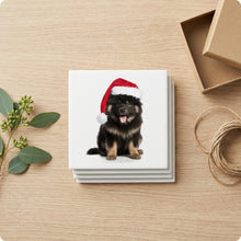 Finnish Lapphund ceramic coasters set of 4, gift set