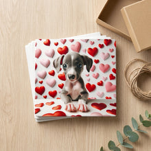 Italian Greyhound ceramic coasters set of 4, gift set
