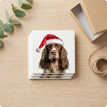 Cocker Spaniel ceramic coasters set of 4, gift set