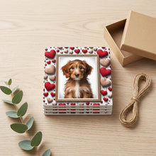 Goldendoodle ceramic coasters set of 4, gift set