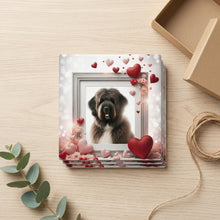 Bouvier des Flandres ceramic coasters set of 4, gift set