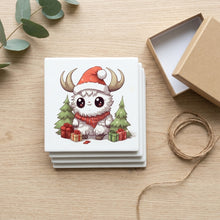 Komondorok ceramic coasters set of 4, gift set