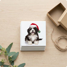 Havanese ceramic coasters set of 4, gift set