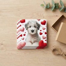 Bedlington Terrier ceramic coasters set of 4, gift set