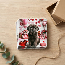 Neapolitan Mastiff ceramic coasters set of 4, gift set