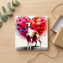Whippet ceramic coasters set of 4, gift set