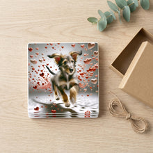 Dachshund ceramic coasters set of 4, gift set