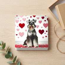 Miniature Schnauzer ceramic coasters set of 4, gift set