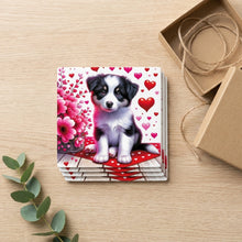 Australian Shepherd ceramic coasters set of 4, gift set