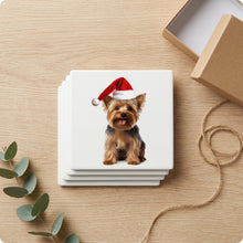 Silky Terrier ceramic coasters set of 4, gift set