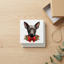 Xoloitzcuintli Puppy Drawing ceramic coasters set of 4, gift set