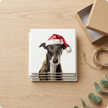 Greyhound ceramic coasters set of 4, gift set
