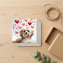 Havanese ceramic coasters set of 4, gift set