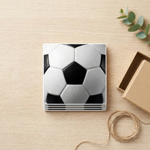 Soccer Ball ceramic coasters set of 4, gift set