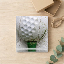 Golf ceramic coasters set of 4, gift set