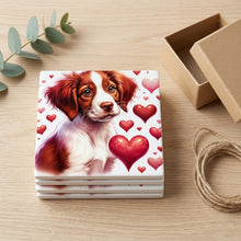 Brittany ceramic coasters set of 4, gift set