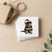 Finnish Lapphund Puppy ceramic coasters set of 4, gift set