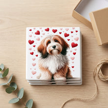 Havanese ceramic coasters set of 4, gift set