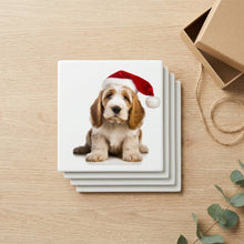 Grand Basset Griffon Vendéen Puppy ceramic coasters set of 4, gift set