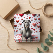 Scottish Deerhound ceramic coasters set of 4, gift set
