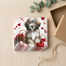 Havanese ceramic coasters set of 4, gift set