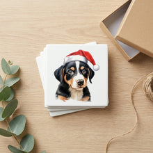 Entlebucher Mountain Dog Puppy Drawing ceramic coasters set of 4, gift set