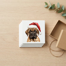 Mastiff Puppy Drawing ceramic coasters set of 4, gift set