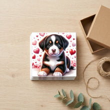 Bernese Mountain Dog ceramic coasters set of 4, gift set