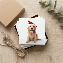 Golden Retriever ceramic coasters set of 4, gift set