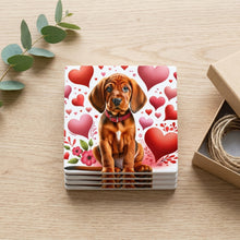 Rhodesian Ridgeback ceramic coasters set of 4, gift set