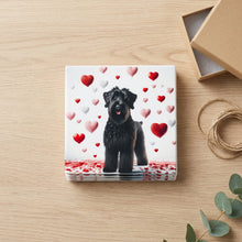Giant Schnauzer ceramic coasters set of 4, gift set