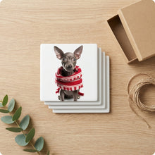 Xoloitzcuintli Puppy ceramic coasters set of 4, gift set