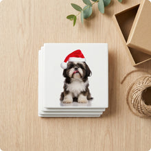 Shih Tzu ceramic coasters set of 4, gift set