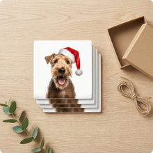 Lakeland Terrier ceramic coasters set of 4, gift set