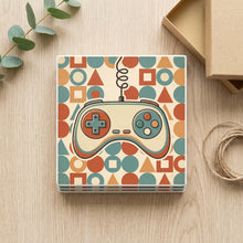 Retro Game Controller ceramic coasters set of 4, gift set