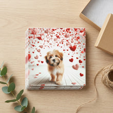 Havanese ceramic coasters set of 4, gift set