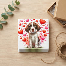 Pointer ceramic coasters set of 4, gift set