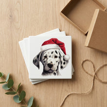 Dalmatian Puppy Drawing ceramic coasters set of 4, gift set