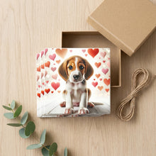Beagle ceramic coasters set of 4, gift set