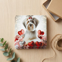 Shih Tzu ceramic coasters set of 4, gift set
