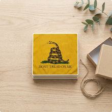 Don't Tread On Me ceramic coasters set of 4, gift set